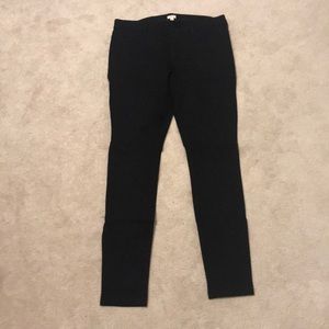 J. Crew black ponte pants